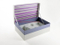 Goldfolie Karton Kosmetikpapier Box mit Magnetverschluss