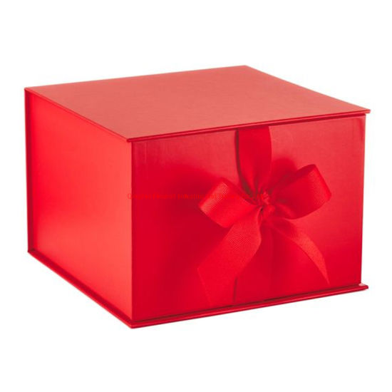 Große starre Karton Polk Dot Favor Geburtstagsfeier Geschenkverpackung Box