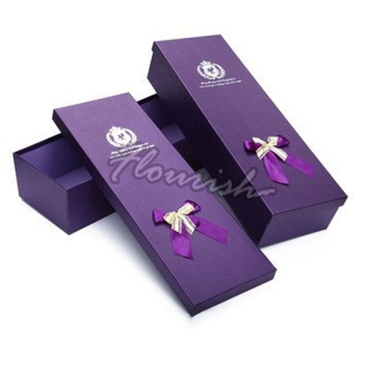 Hot Foil Pink Paper Friseursalon Beauty Box mit Ärmel