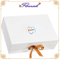 Vollfarbiges Kunstdruckpapier Babykleidung Hochzeitskleid Verpackung Geschenkbox mit Band
