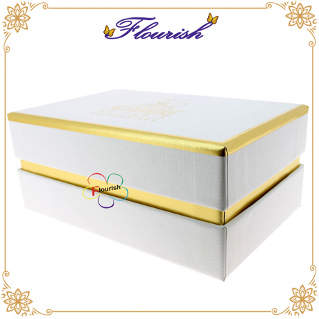 Fancy Gold Stamping Starke Papp Procelain Verpackung Papierbox