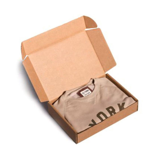 Flat Pack Easy Folding Kraftpapier Herren T-Shirt Aufbewahrungsbox