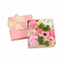 Diamantförmiger herzförmiger Karton Romantischer Blumenstrauß Geschenkverpackung Papierbox für Hochzeit