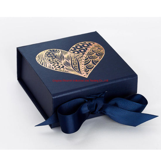 Fashion Art Paper Geburtstagsgeschenkbox mit Band für den besten Freund