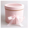 Weiße runde Röhrenform Rose Flower Geschenkverpackungsbox