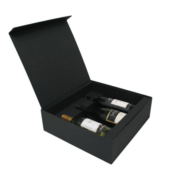 Kundenspezifische Pappkartonschachtel mit Heißprägung-Logo für Kosmetik- / Kaffee- / Tee- / Weinverpackung