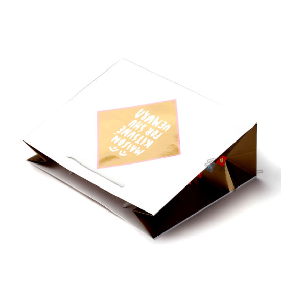 Goldfolie Stempel Kleidungsstück Wrapping große Tasche