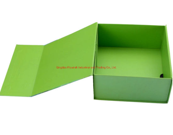 Benutzerdefinierte Design-Flip-Top-Typ-Rechteck-starrer Karton Weinverpackung Papierkasten