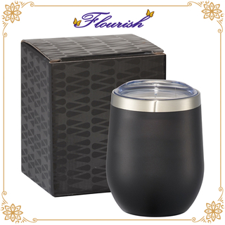 Schwarz Farbe individuell bedruckte Thermo Cup Water Cup Becher Box