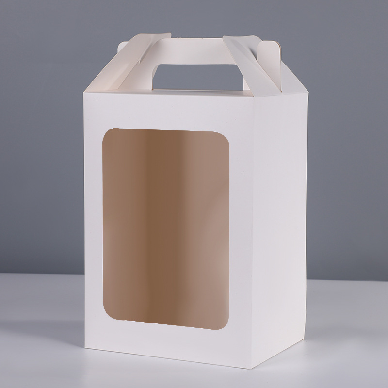 China Hersteller Großhandel Kraftpapier Box mit Fenster