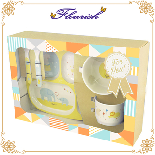 Benutzerdefinierte Cartoon Druckkarton Baby Dinning Tool Box