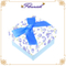 Blau beschichtetes Papier Blumendruck Souvenir Box