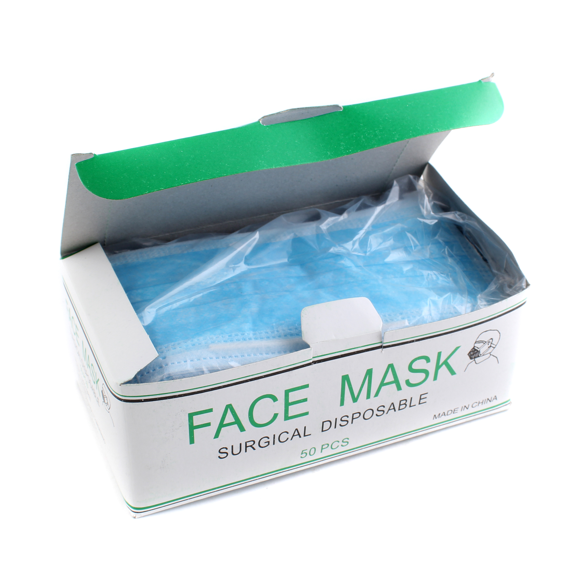 Benutzerdefinierte Logo-Schutzmaske Verpackungspapierbox