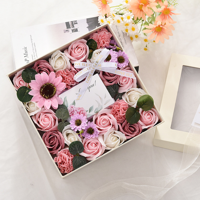 China Hersteller Großhandel Karton Verpackung Blumenkarton