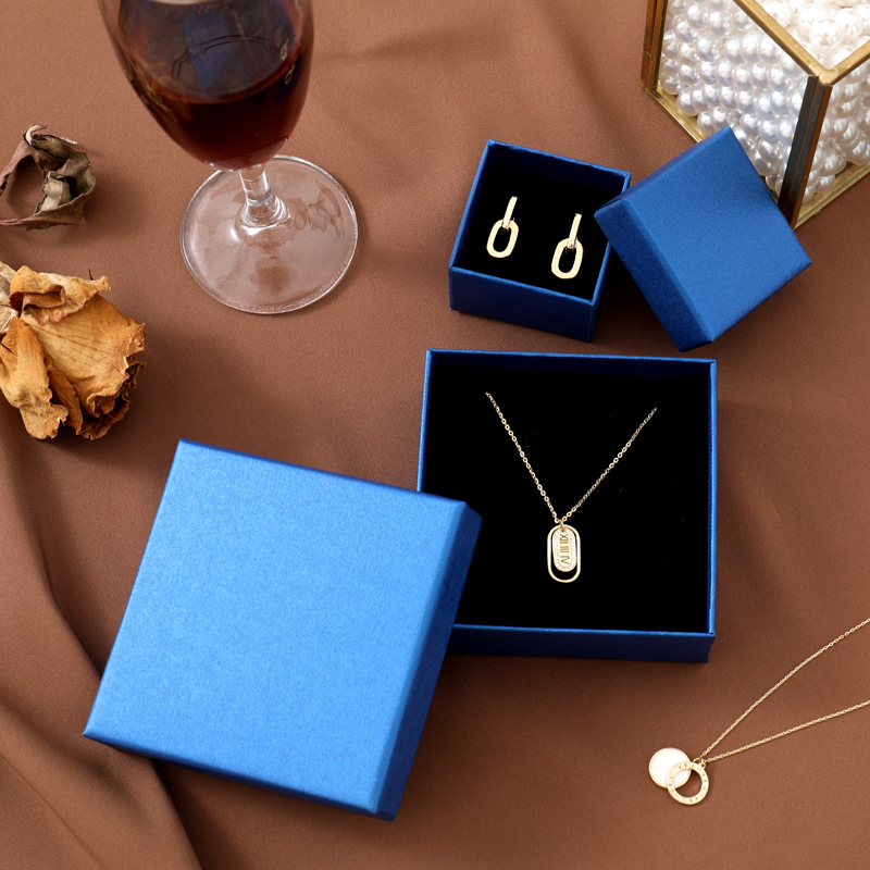 China-Fabrik-Großhandelskundenspezifisches Logo, das Luxusschmuck-Geschenkbox druckt