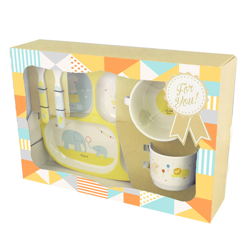 Starre kartonhausförmige Baby-Ess-Box