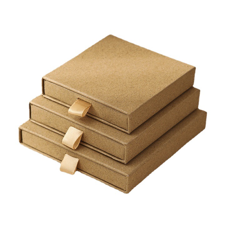 Benutzerdefiniertes Logo Druckpapier Verpackung Schmuck Schubladenbox mit Einsatz