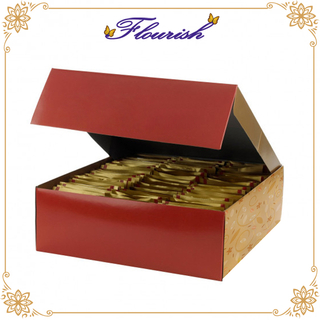 Flip Top Typ Starre Rechteck Pappe Teebeutel Geschenkbox