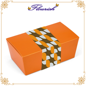 Orange Karton Bäckerei Brot Verpackung Hülle Box