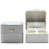 Kundenspezifische Luxus-PU-Leder-LED-Schmuck-Geschenkbox
