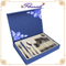 Elegante Marine Farbe starre Pappe Besteck Verpackungsbox mit Einsatz