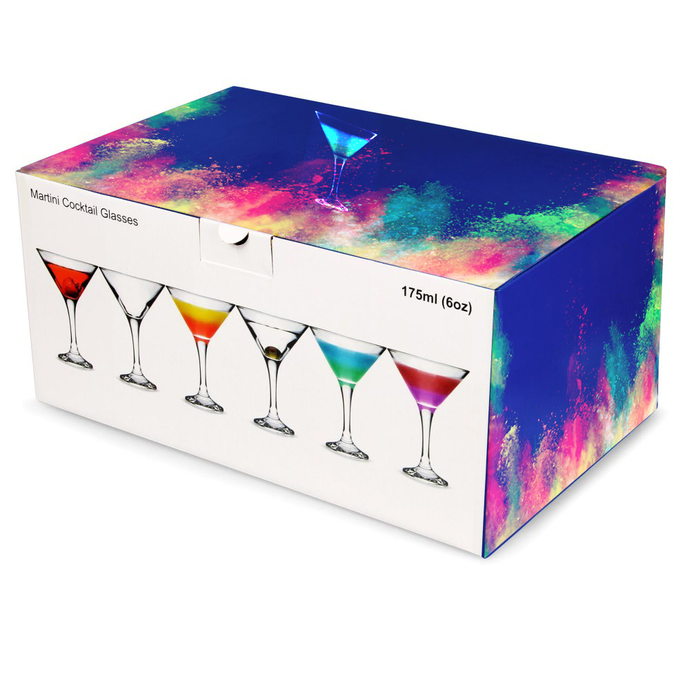 Rechteck Pappe 4er Pack Bierbecher Box
