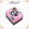 Starre quadratische Pappschmuck Geschenkbox mit Fliege Dekoration